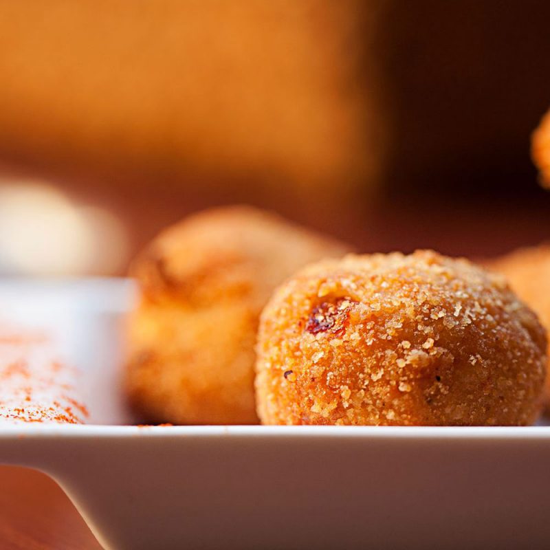 Croquetas de jamón.